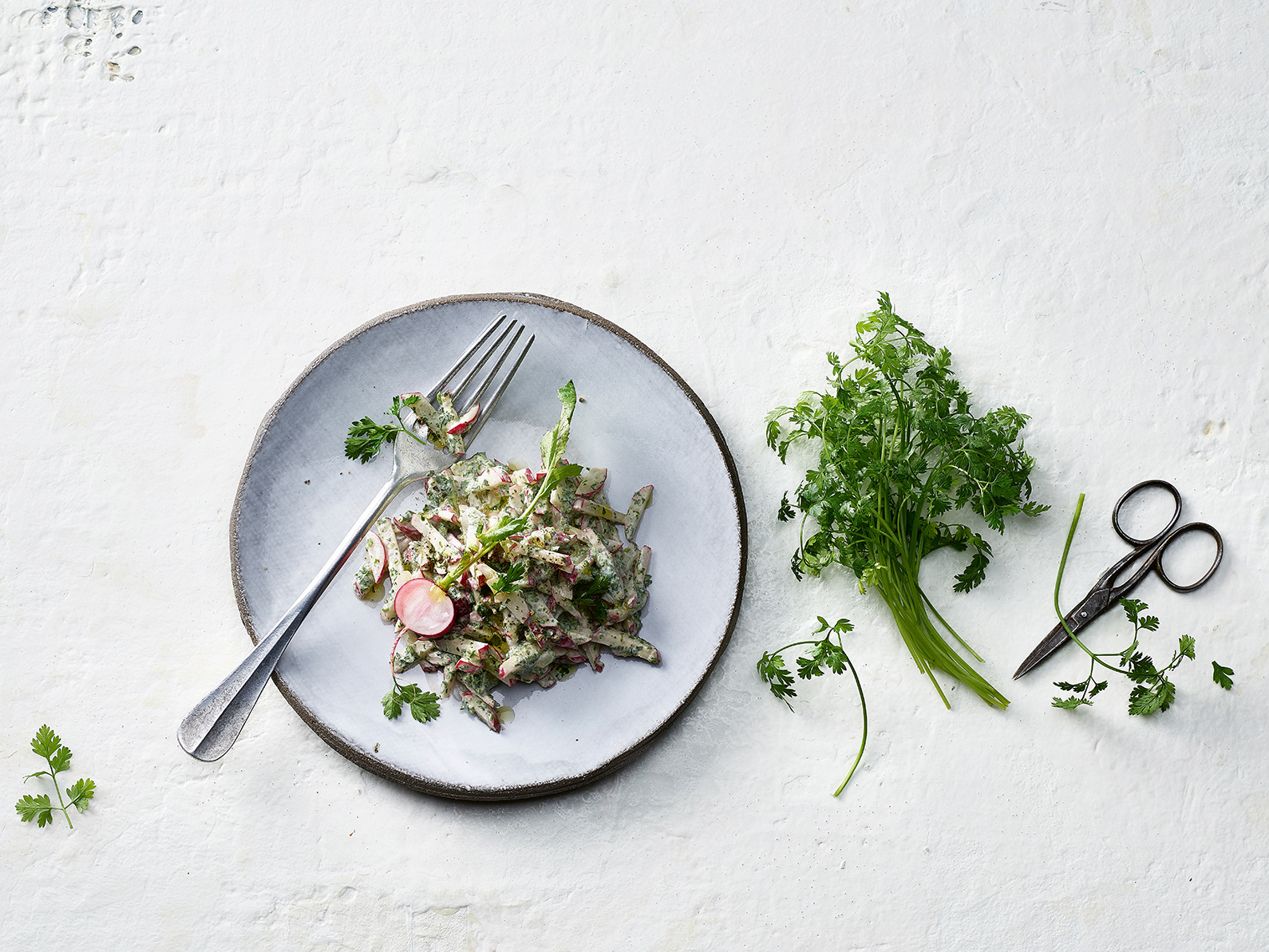 Radieschensalat mit Kerbel-Dressing